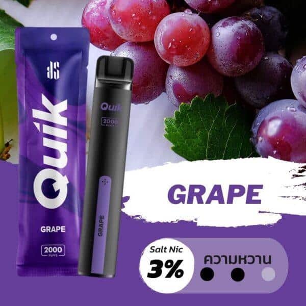 ks quik 2000 puffs grape