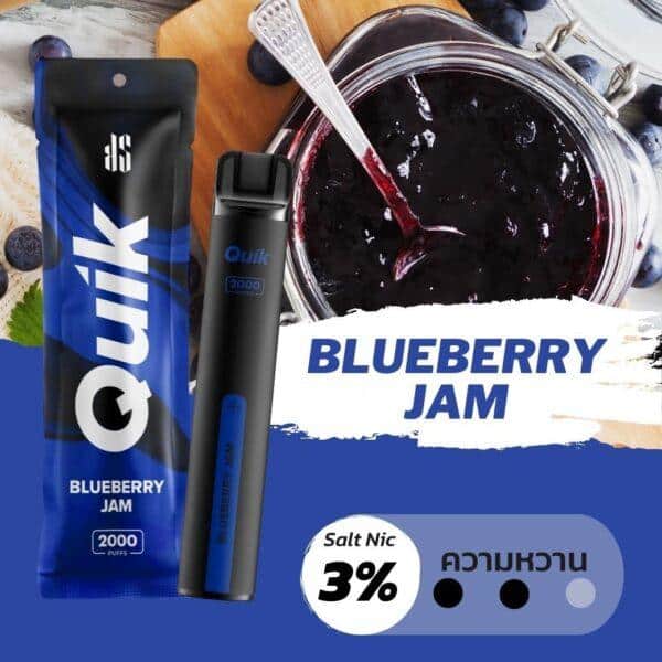 ks quik 2000 puffs blueberry jam