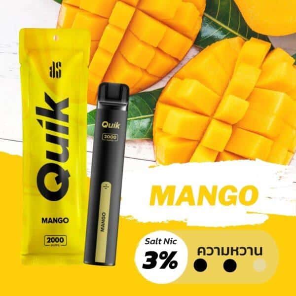 ks quik 2000 puffs mango