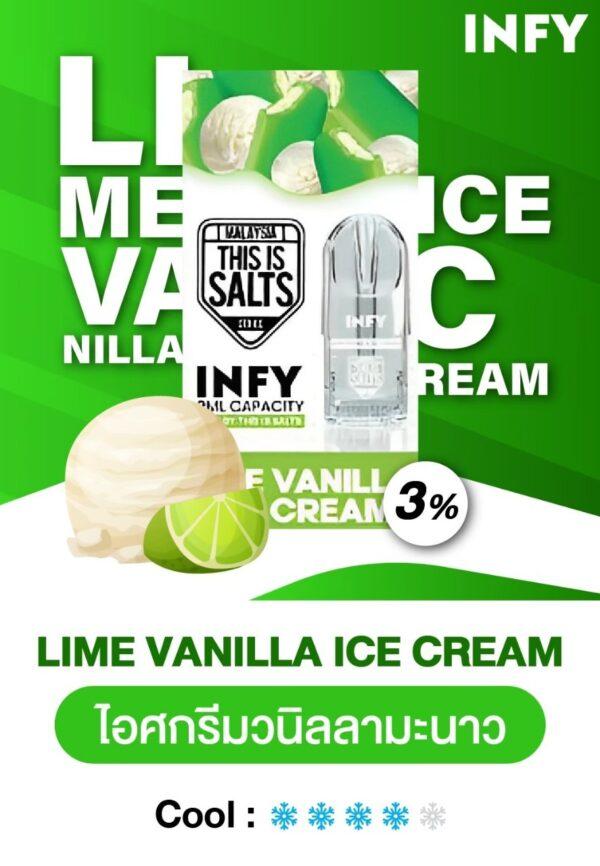 INFY pod lime vanilla ice
