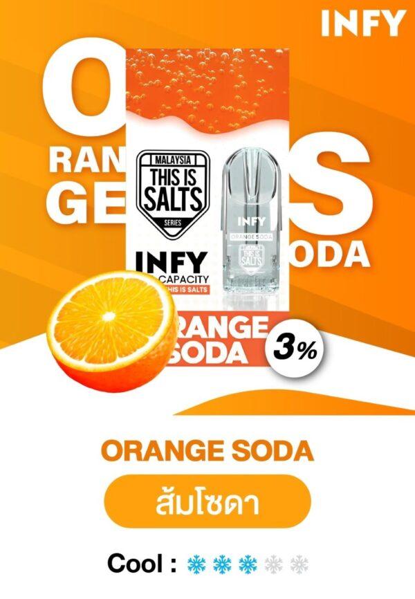 INFY pod orange soda