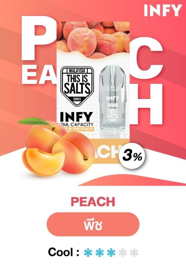 INFY pod peach