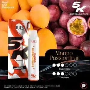 jues 5000 puff mango passion fruit