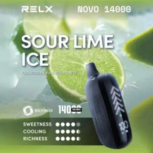 RELX NOVO 14000 Puffs Sour Lime Ice