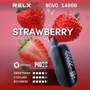 RELX NOVO 14000 Puffs Strawberry